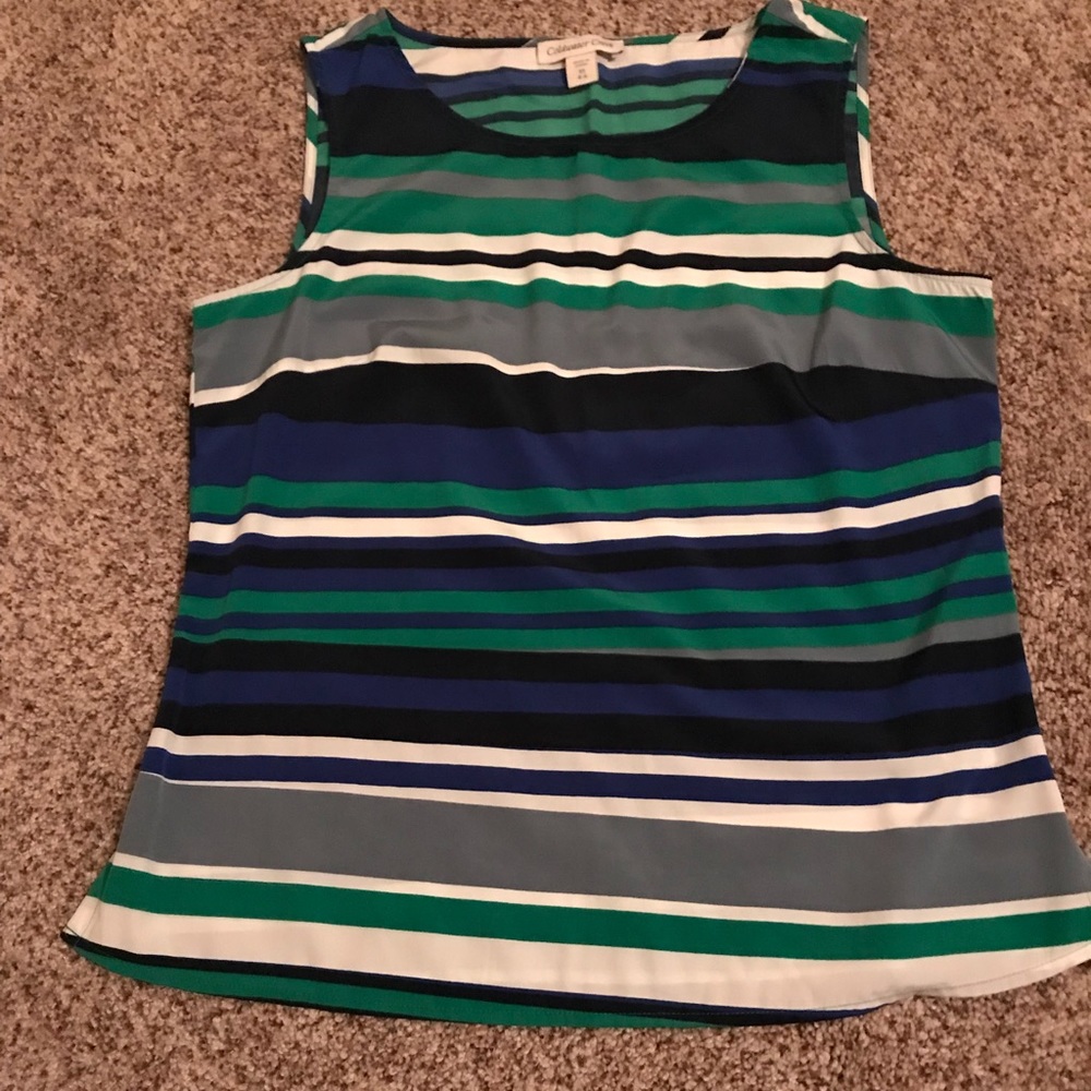 Coldwater Creek Polyester Multicolored Shell